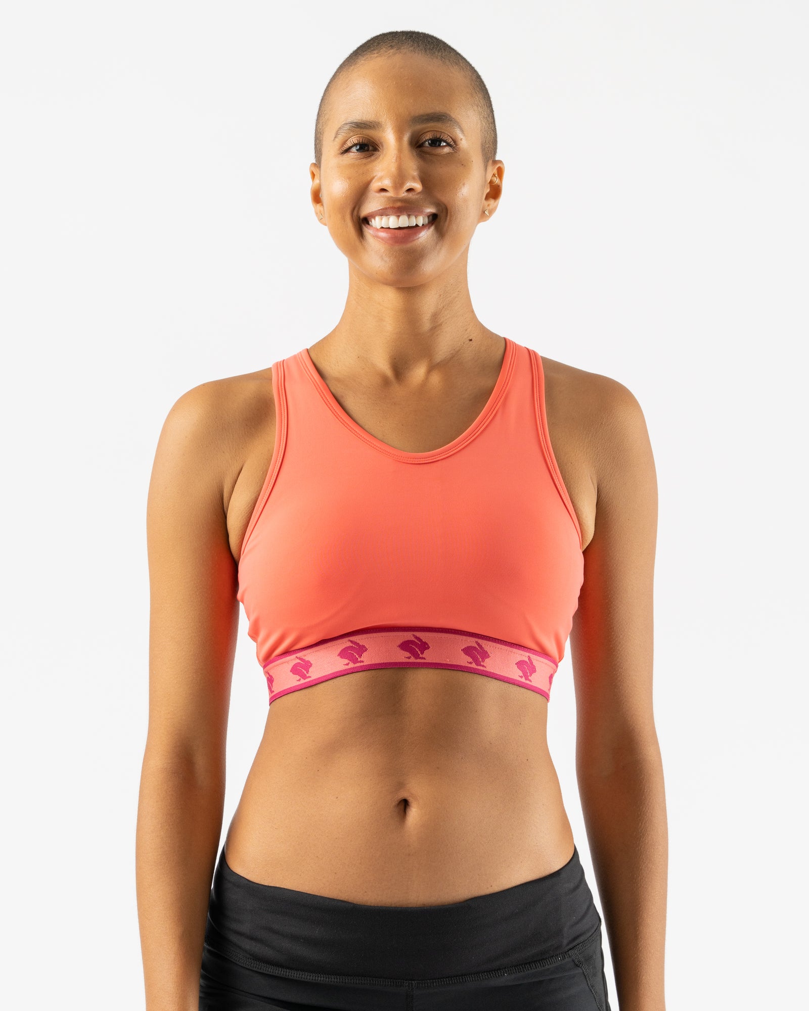 Women's - Sport Bras or Long Sleeves in Black or White or Blue or Red or  Pink