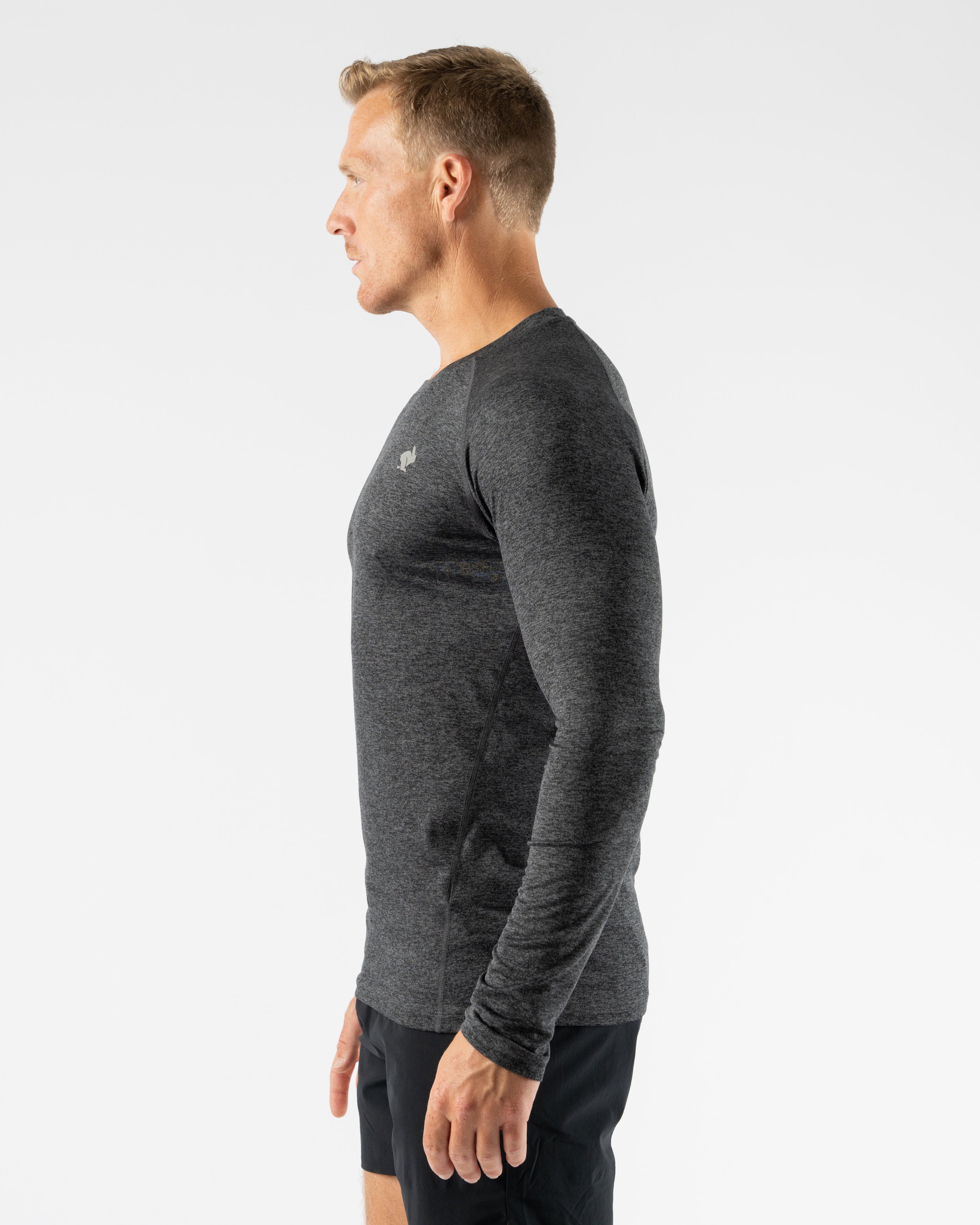 Long Sleeve Workout Top - Ez Tee LS - rabbit