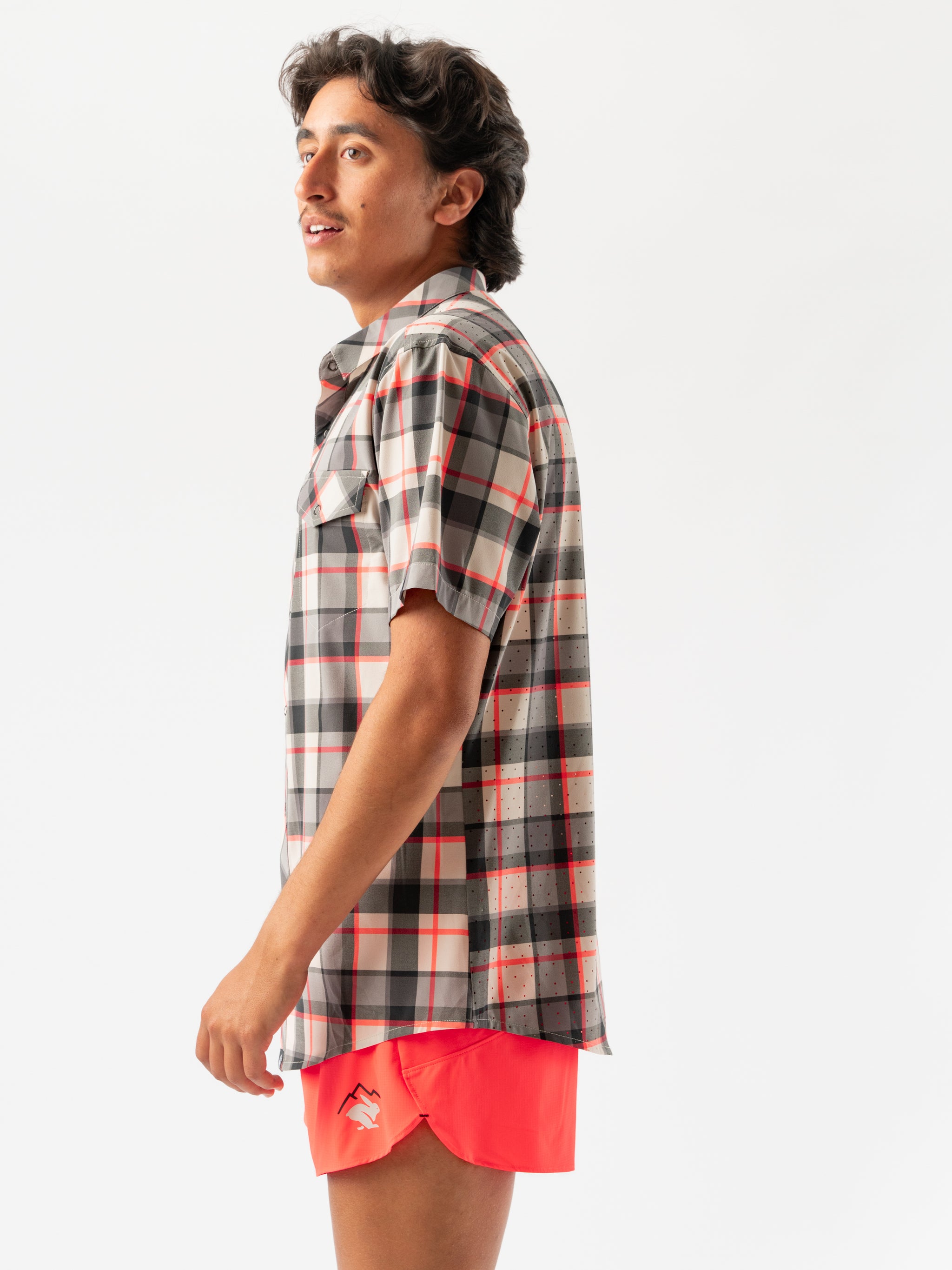 Workout Tops Long Sleeve - High Country LS Flannel - rabbit