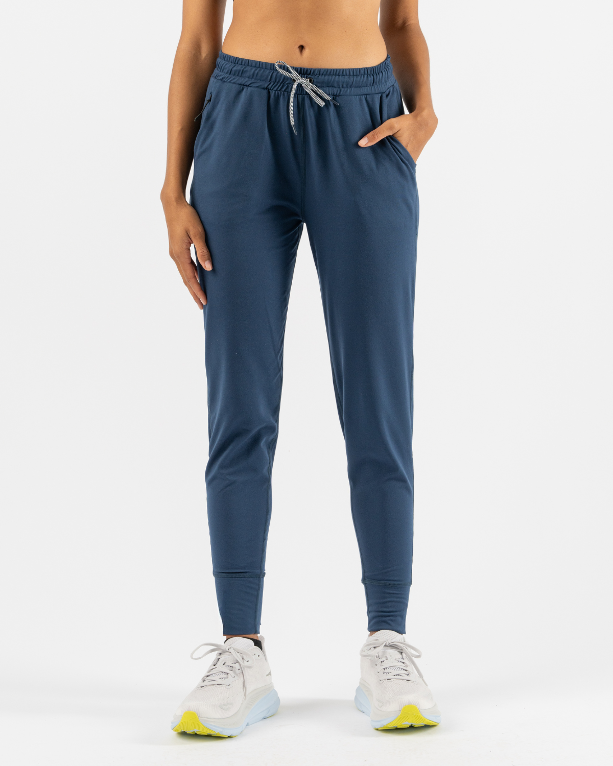 YOURS Plus Size Navy Blue Cuffed Joggers